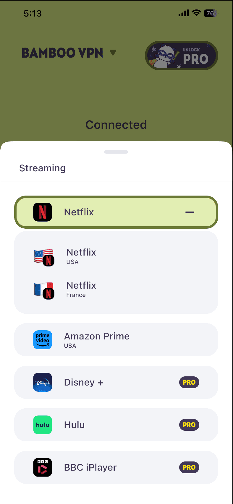 Special streaming servers