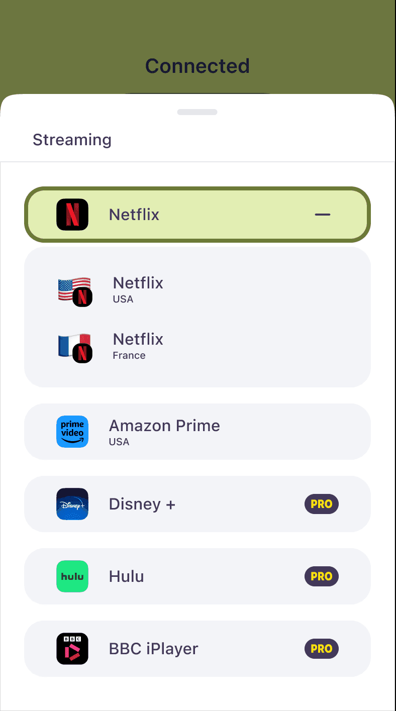 Special streaming servers