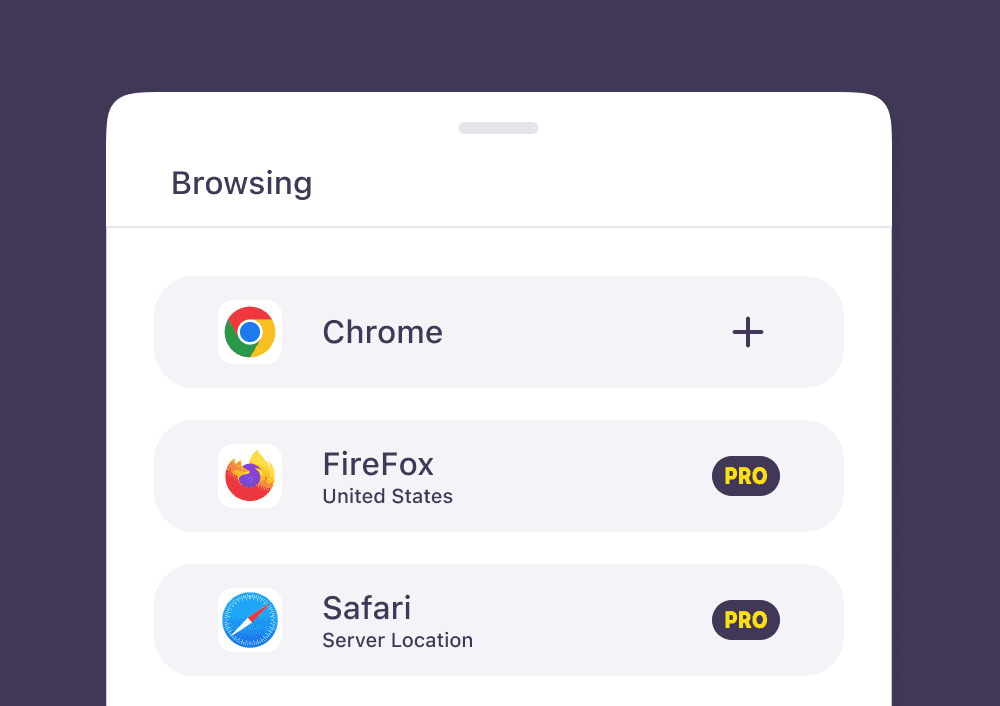 Browsing servers