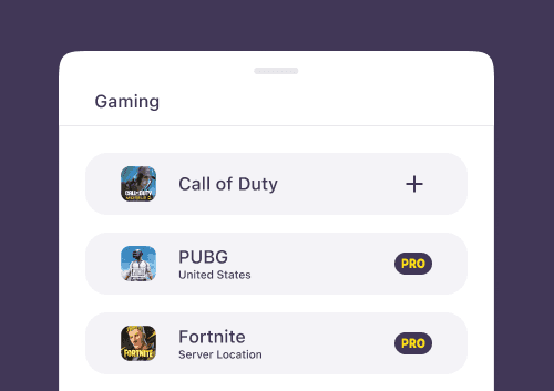 Gaming servers