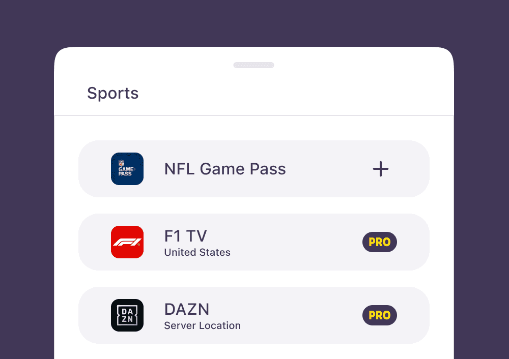 Sports servers