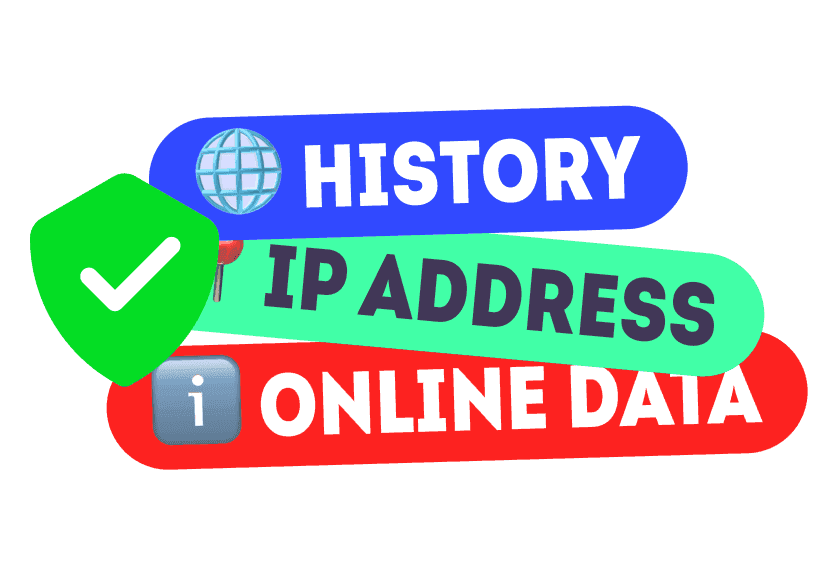 History, IP address and online data protected